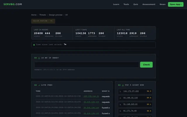 Screenshot of Design 1